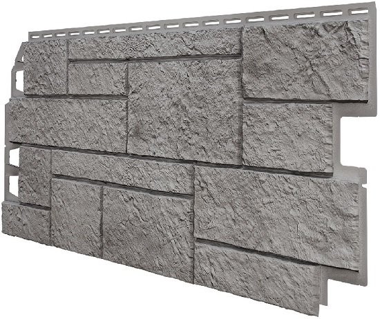 Фасадная панель VOX Sandstone (Сандстоун) светло-серого цвета купить в Казани