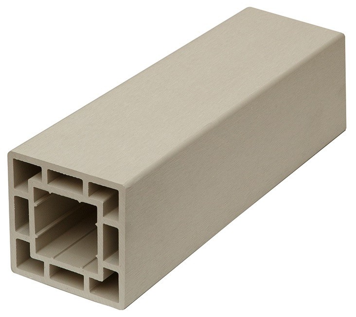 Столб для ограждения CM Decking 120x120 Белое дерево купить в Казани
