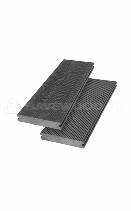 Террасная доска ДПК SaveWood, SW Abies (R), Графит купить в Казани