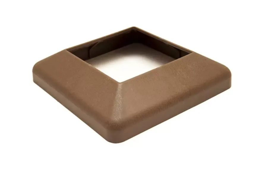 Крышка нижняя ПВХ для столба 100х100 Deckart Шоколад купить в Казани