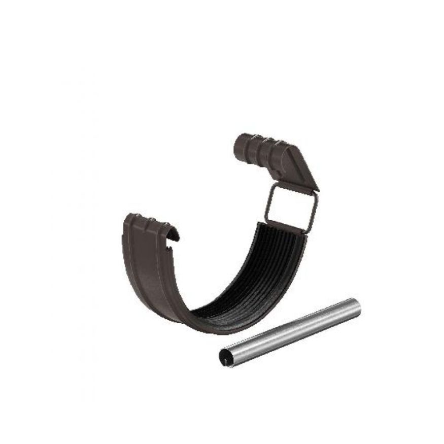 Соединитель желоба Aquasystem RR 32, тёмно-коричневый, 150/100 в комплекте купить в Казани