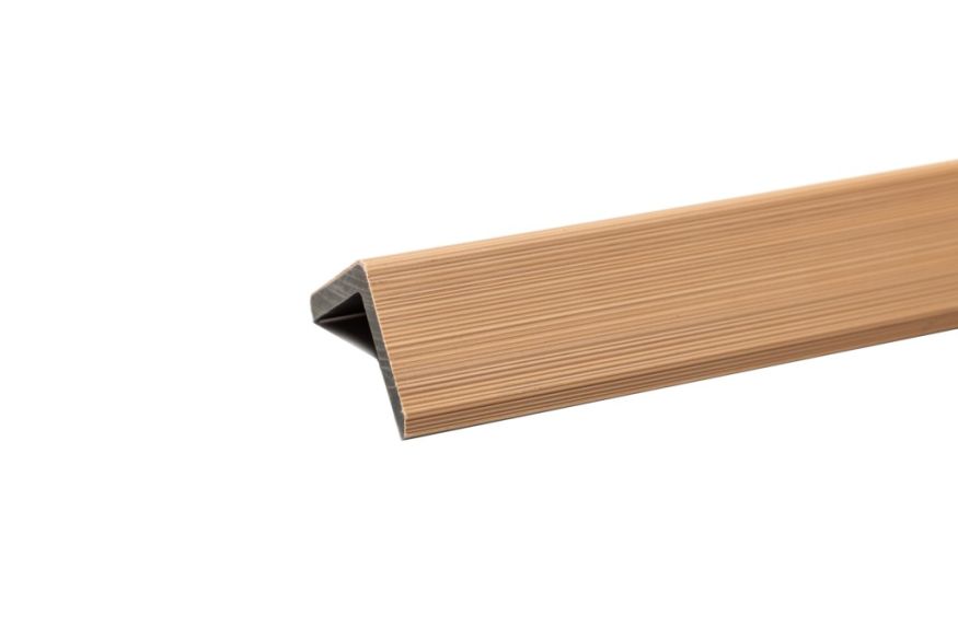 Уголок торцевой Ecodecking Скай коэкструзия Бук купить в Казани