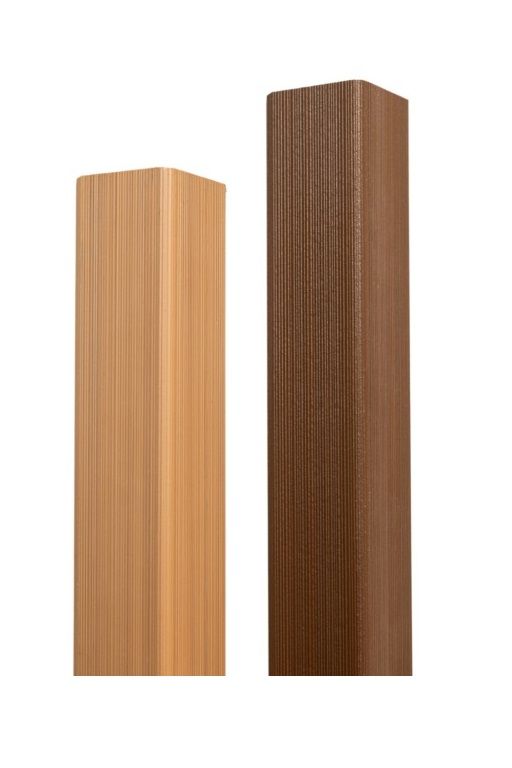 Уголок торцевой Ecodecking Скай коэкструзия Бук купить в Казани