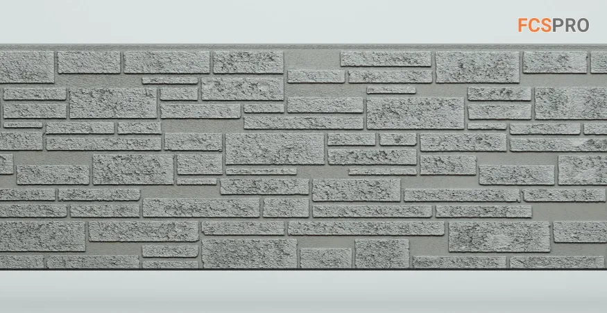Фиброцементные панели FCS Simple АА1 (под камень) купить в Казани