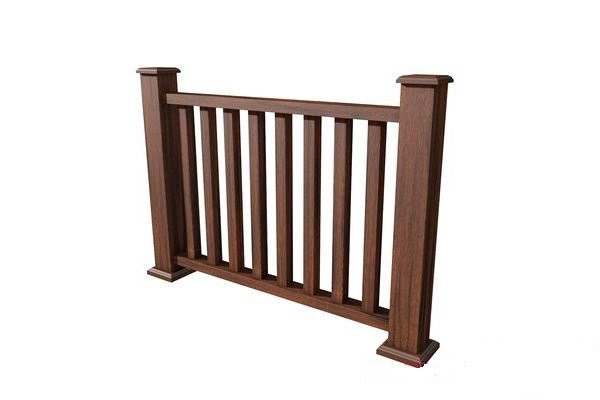 Ограждения из ДПК WOODVEX в цвете Палисандр купить в Казани