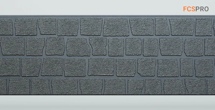 Фиброцементные панели FCS Simple АА2 (под камень) купить в Казани