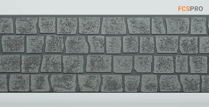 Фиброцементные панели FCS Simple АА2 (под камень) купить в Казани