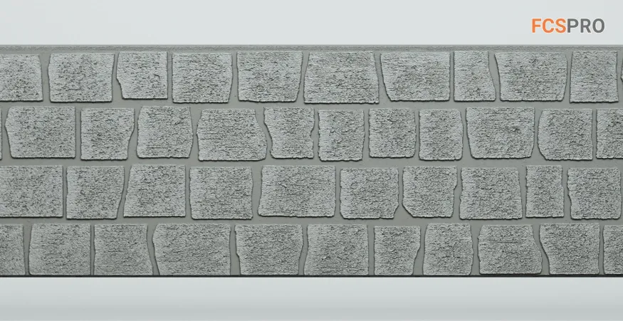 Фиброцементные панели FCS Simple АА2 (под камень) купить в Казани