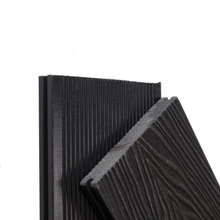 Террасная доска Ecodecking Экстра 3D Графит купить в Казани