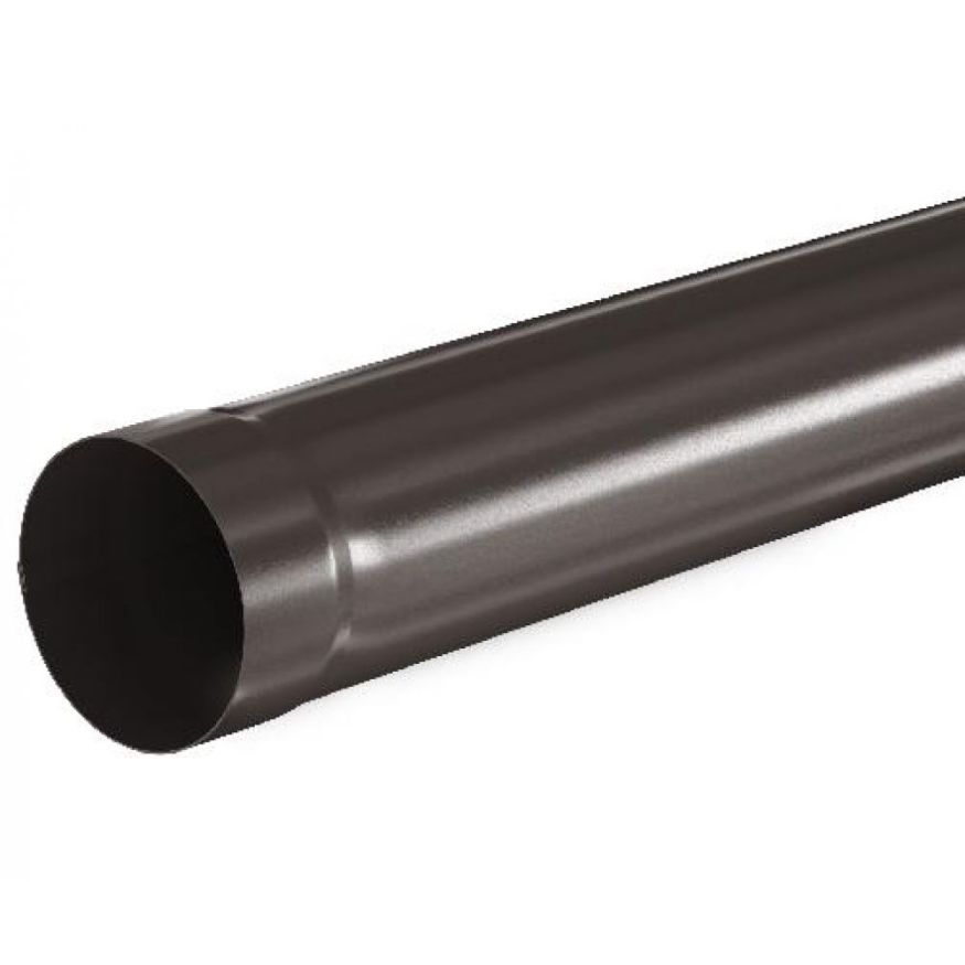 Водосточная труба Aquasystem RR 32, тёмно-коричневая, 1.00 м, 150/100 купить в Казани