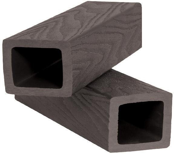 Балясина из ДПК Polivan SINGARAJA с 3D текстурой дерева, цвет темно-коричневый. купить в Казани