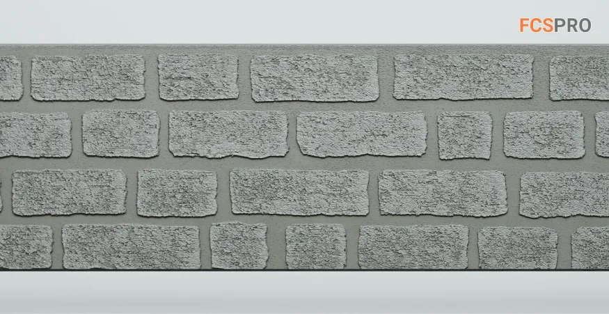 Фиброцементные панели FCS Simple АА4 (под кирпич) купить в Казани