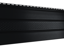 Софит PRO классический Ю-Пласт, Черный (с частичной перфорацией)