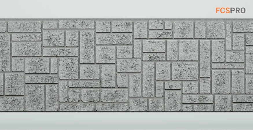 Фиброцементные панели FCS Simple АА5 (под камень) купить в Казани