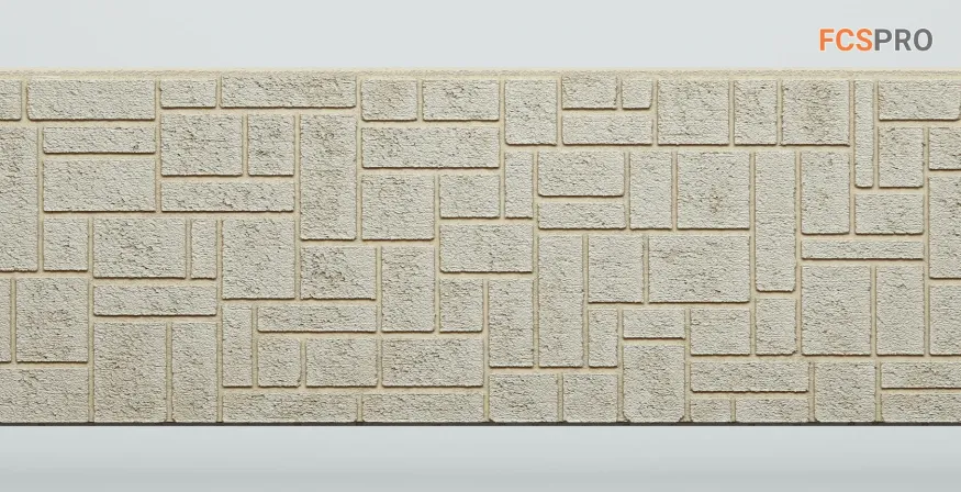 Фиброцементные панели FCS Simple АА5 (под камень) купить в Казани