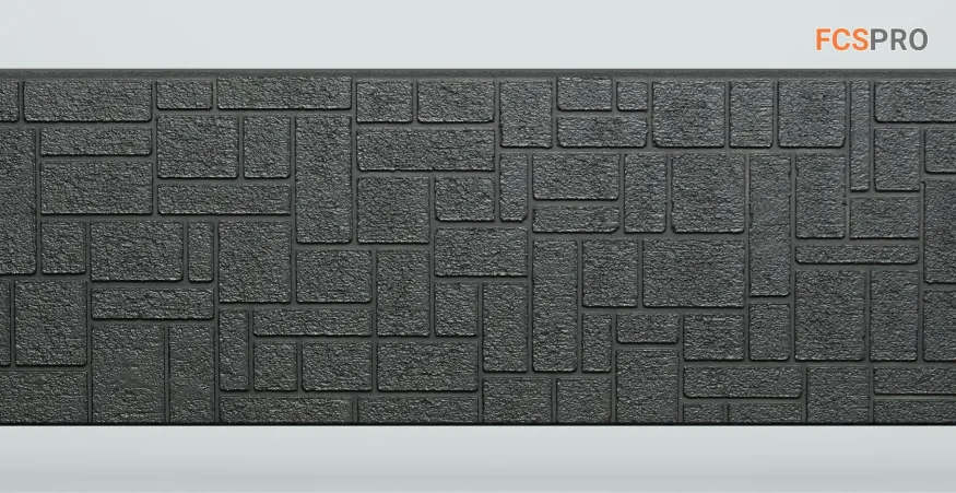 Фиброцементные панели FCS Simple АА5 (под камень) купить в Казани