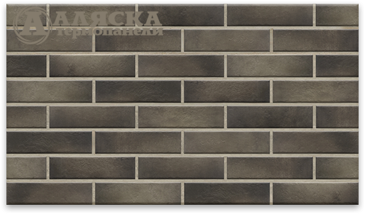 Фасадные термопанели Аляска 22. Retro brick pepper купить в Казани