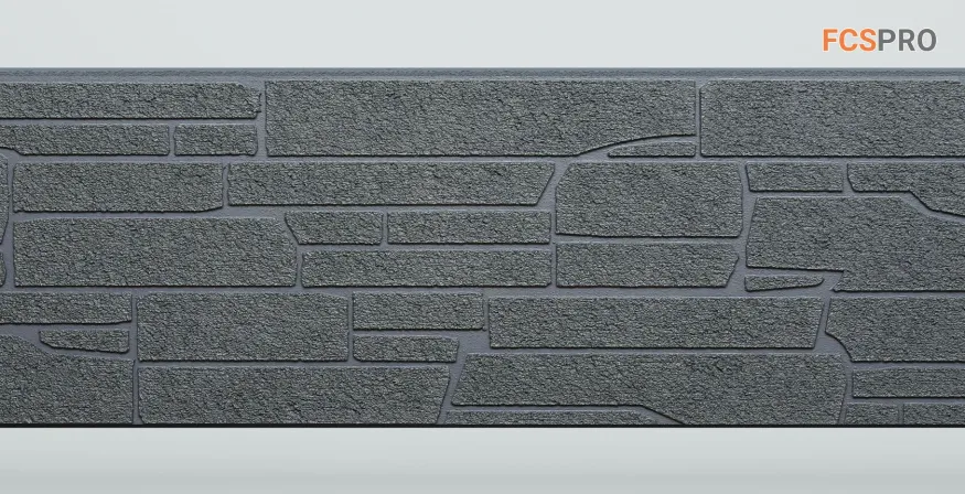 Фиброцементные панели FCS Simple АА7 (под камень) купить в Казани