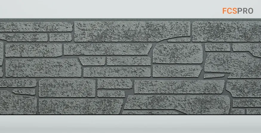 Фиброцементные панели FCS Simple АА7 (под камень) купить в Казани