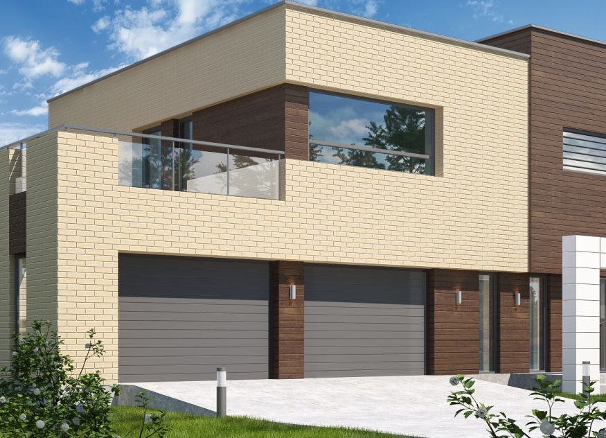 Фасадные термопанели Аляска серия Элевация 01. Krem glatt купить в Казани