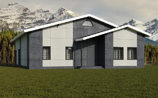 Фиброцементный сайдинг Roofas Board Stone Цвет Графит купить в Казани