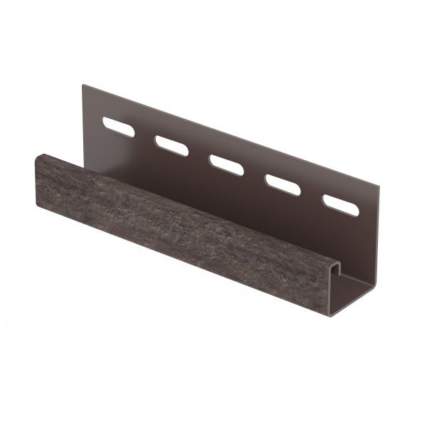 J-планка Ю-пласт Стоун Хаус Кирпич, Коричневый купить в Казани