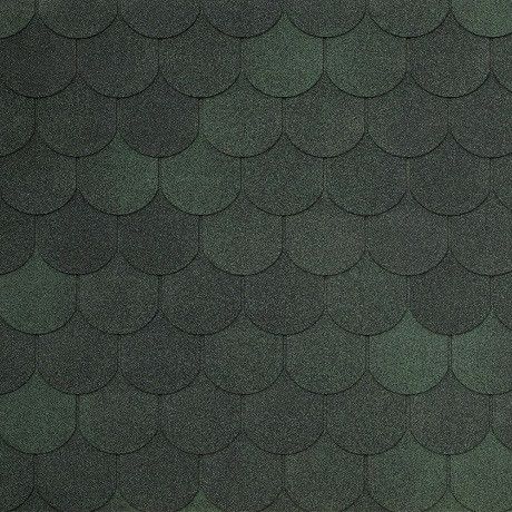 Гибкая черепица Tegola ASSISI verde 473 купить в Казани