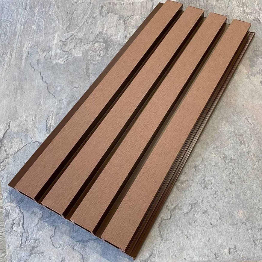 Фасадная реечная панель EasyDecking, Wood-X, Коричневый купить в Казани