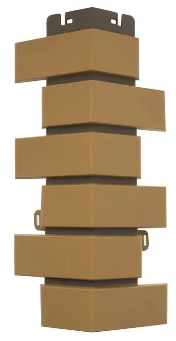 Наружный угол Альта-Профиль, Клинкерный кирпич, Желтый купить в Казани