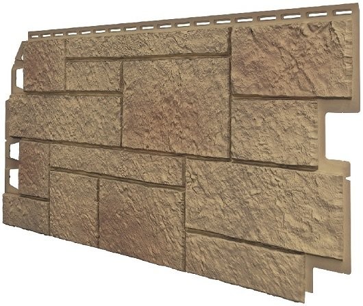 Фасадная панель VOX Sandstone (Сандстоун) светло-коричневого цвета купить в Казани