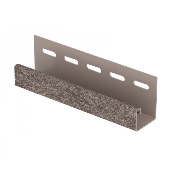 J-планка Ю-Пласт Стоун Хаус Сланец, Бежевый купить в Казани