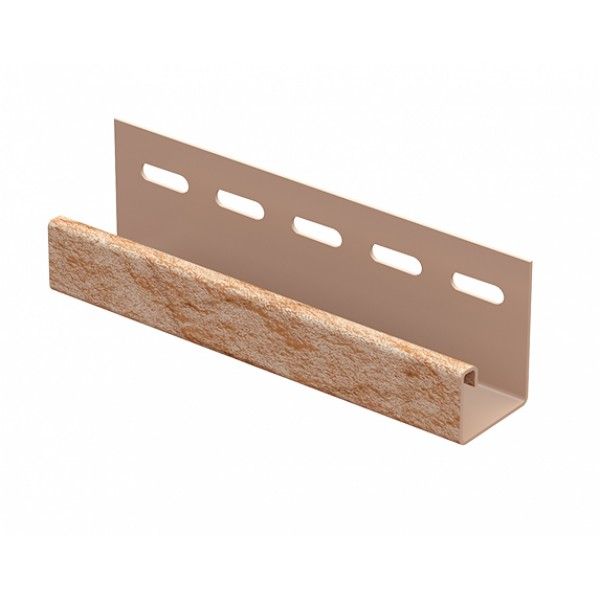 J-планка Ю-Пласт, Стоун Хаус Камень, Золотистый купить в Казани