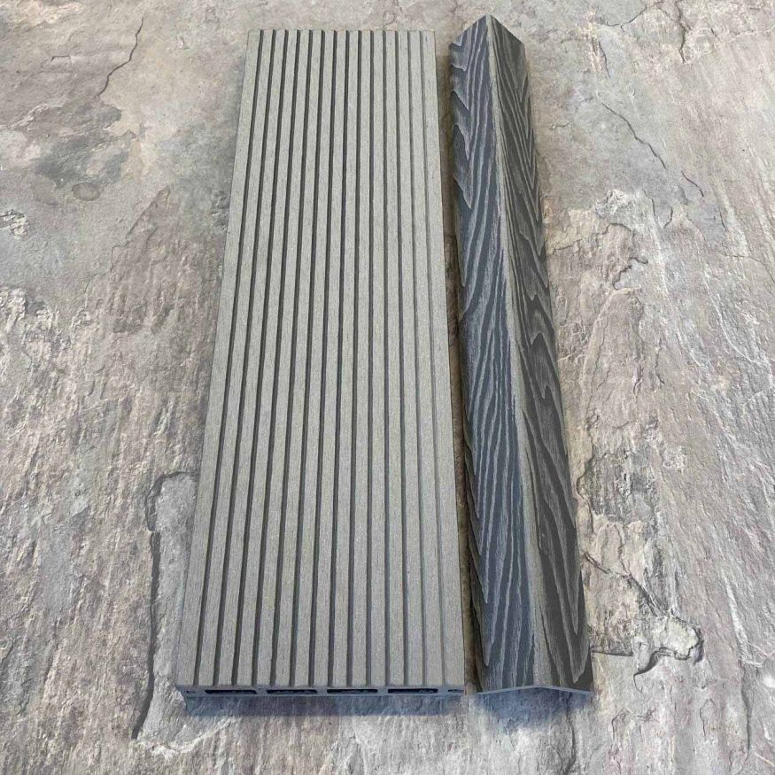 Террасная доска ДПК EasyDecking, Wood-X, Серый купить в Казани