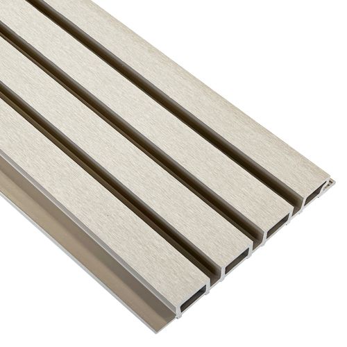 Фасадная реечная панель EasyDecking, Wood-X, Бежевый купить в Казани