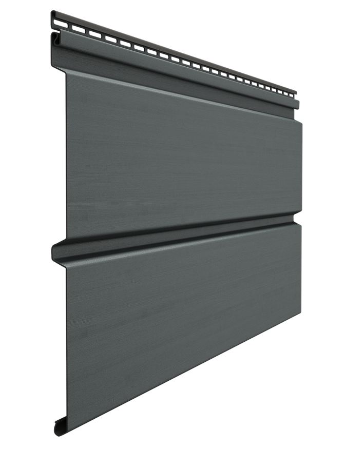 Виниловый сайдинг Docke, Брус D6S, Графит купить в Казани