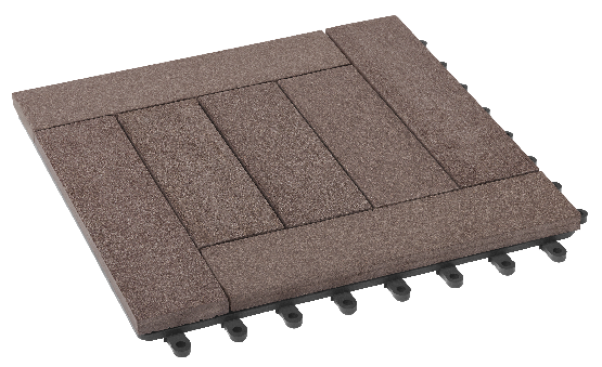 Модульный паркет ДПК GRINDERDECO Комфорт 6 в цвете Венге купить в Казани