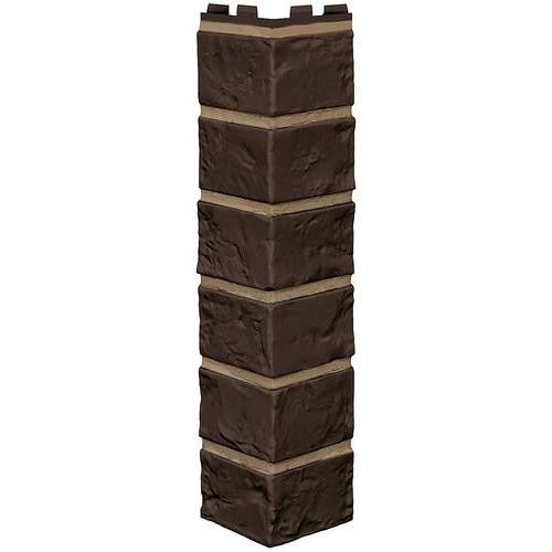 Угол наружный ТЕХНОНИКОЛЬ Оптима Кирпич, Тёмно-коричневый купить в Казани