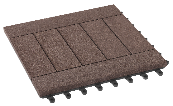 Модульный паркет ДПК GRINDERDECO Комфорт 5 Цвет Шоколад купить в Казани