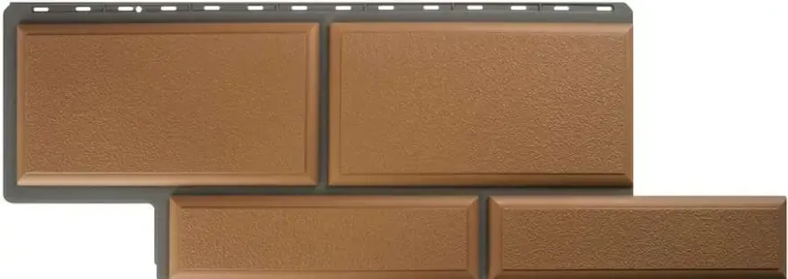 Фасадная панель Альта-Профиль Флорентийский камень Персиковый купить в Казани