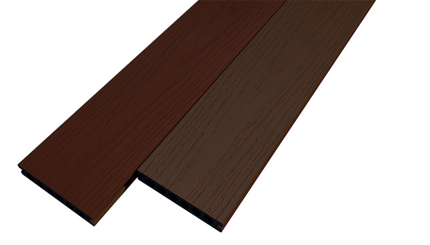 Mahogany / Milk Chocolate | Двухсторонняя террасная доска WOODVEX Dual купить в Казани