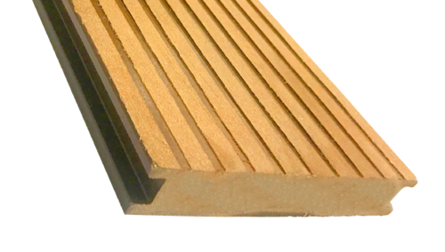 Террасная доска ECODECKING Premium в желтом цвете из ДПК купить в Казани