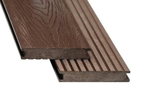 Террасная доска ECODECKING Premium из ДПК, цвет Коричневый купить в Казани