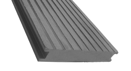 Террасная доска ECODECKING Premium из ДПК в сером цвете купить в Казани