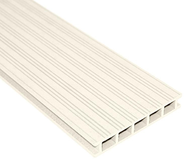 Террасная доска Faynag Premium VELVET-ZEBRA из ДПК в цвете Слоновая кость. купить в Казани