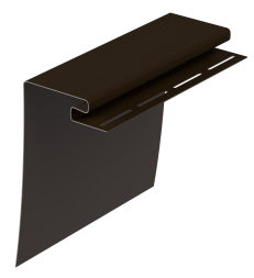Широкая околооконная планка Элит, коричневая