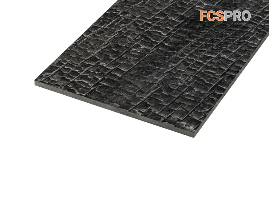 Фиброцементная панель FCSPRO Decor Wood Угольное купить в Казани