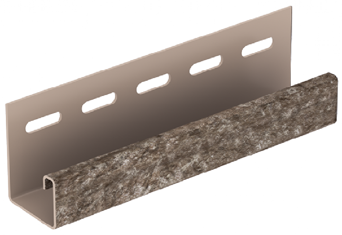 J-планка Ю-Пласт Стон Хаус Кварцит, Коричневый купить в Казани