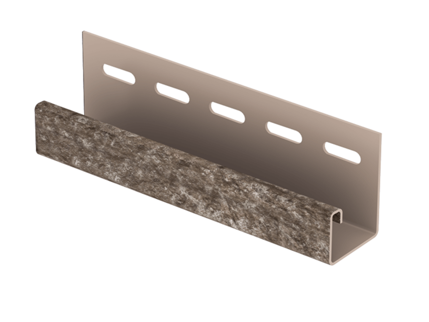 J-планка Ю-Пласт Стон Хаус Кварцит, Коричневый купить в Казани