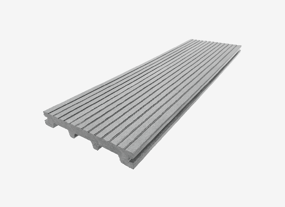 Террасная доска из ДПК RusDecking Unodeck Titanio - Цвет Серый купить в Казани