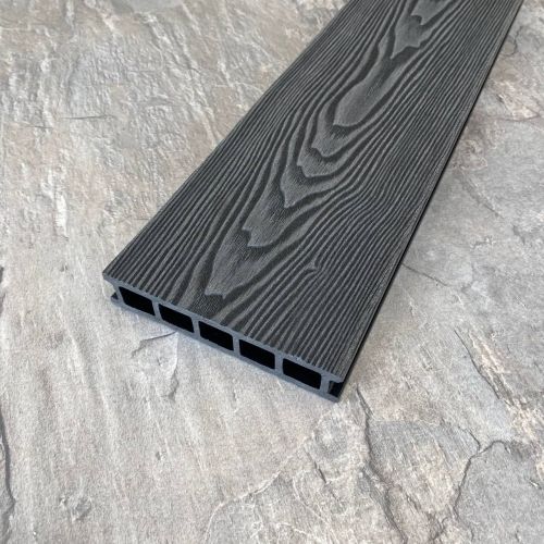 Террасная доска ДПК Latitudo, Euro 3D, Графит купить в Казани